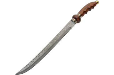 Image of Damascus Saber Brass/Wood
