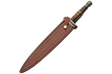 Image of Damascus Short Sword Wood/Brass