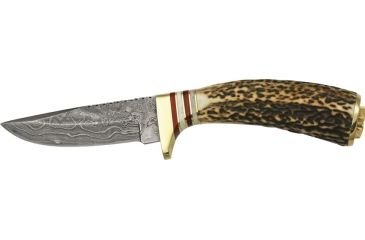 Image of Damascus Whitetail Skinner Fixed Knife DM1046