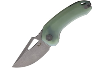 Image of Damned Designs Djinn XL Linerlock Jade G10