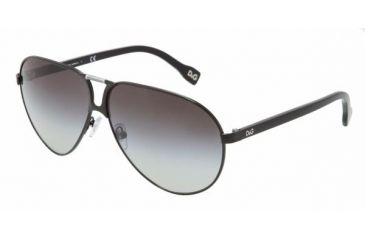 Image of DandG DD 6067 Sunglasses, Black Frame / Gray Gradient Lenses, 064 8G 6310