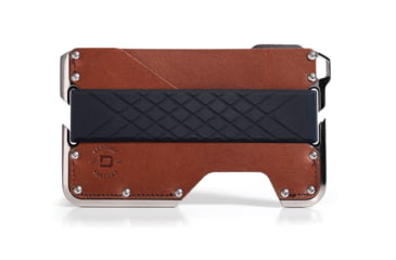 Image of Dango Products D02 Dapper Wallets, Nickel Plated Whiskey Brown, DGO-D02-WB
