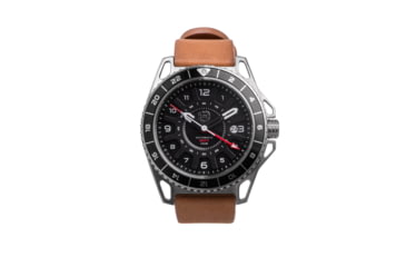 Image of Dango Products GMT-01 - AUTOMATIC GMT WATCH WITH ITALIAN LEATHER STRAP, DGO-GMT01-LEATHER-WB