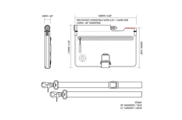 Image of Dango Products P 02 Pioneer Travel Wallet, P02-DTEX-JB