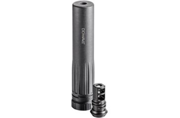 Image of Daniel Defense DDWave Muzzle Brake, 1/2x28 TPI, Black 06-049-11048