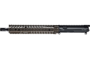 Image of Daniel Defense Grenade Launcher/Sound Suppressor Capable 5.56mm 12.5 inch Upper Receiver, Government Profile, Carbine Length, 1-7 Twist, A2 Flash Hider, Black Anodized, FDE, 23-004-20154-047