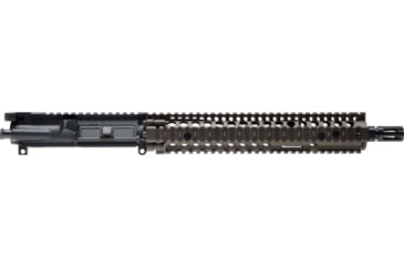 Image of Daniel Defense Grenade Launcher/Sound Suppressor Capable 5.56mm 12.5 inch Upper Receiver, Government Profile, Carbine Length, 1-7 Twist, A2 Flash Hider, Black Anodized, FDE, 23-004-20154-047