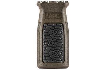 Image of Daniel Defense KeyMod Vertical Foregrip, Mil Spec Plus, Brown, 21-067-19042-011, EDEMO2