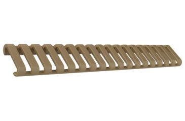 Image of Daniel Defense Low Profile Ladder Rail Covers Flat Dark Earth Package Of Three