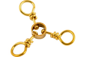 Image of Danielson 3-Way Swivel Single Bag, Size 6, Brass, 6/Pack, 1800SP-6