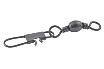 Image of Danielson Barrel Swivel w/Interlock Snap, Size 1/0, Black, 3/Pack, 2500SPBLK1/0