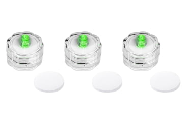 Image of Danielson Night Fight Planer Board Lights Starboard, Green 3 pack with Batteries, NFBL-STARBOARD-3PK