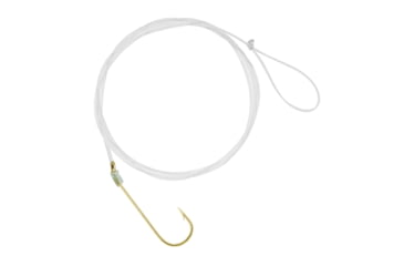 Image of Danielson Snelled Aberdeen Hooks, Gold, Size 1/0, 6 per Pack, 126AG-1/0