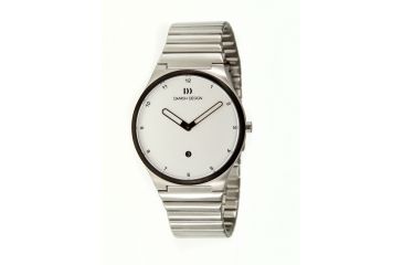 Image of Danish Design Iq62q884 Anna Gotha Mens Watch - Silver Steel Band, Pol SS Case, White Face