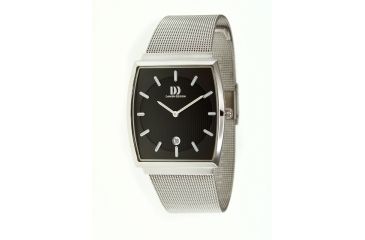 Image of Danish Design Iq63q900 Stainless Steel Mens Watch - Silver Mesh Band, Pol SS Case, Black Face