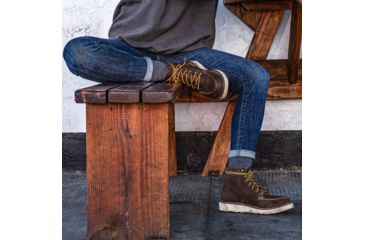 Image of Danner Bull Run Moc Toe 6in Work Boot - Womens, Brown, 6.5 US, Medium, 15575-6.5M