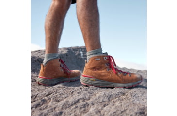 Image of Danner Mountain 600 4.5in Hiking Boot - Mens, Brown/Red, Medium, 7, 62241-D-7