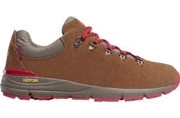 Image of Danner Mountain 600 Low Hiking Shoe - Men's-Brown/Red-Medium-10.5
