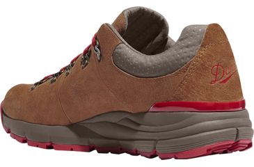 Image of Danner Mountain 600 Low Hiking Shoe - Men's-Brown/Red-Medium-10.5