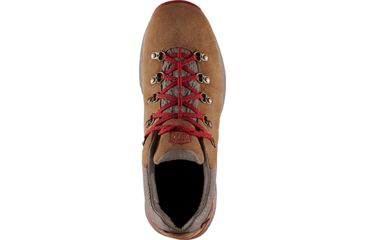 Image of Danner Mountain 600 Low Hiking Shoe - Men's-Brown/Red-Medium-10.5