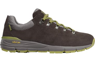 Image of Danner Mountain 600 Low Hiking Shoe - Men's-Dark Brown/Lichen-Medium-11