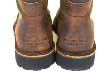 Image of Danner Ridge Hiking Boot - Men's-Dark Brown/Forest Green-Wide-8.5