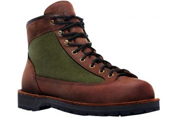Image of Danner Ridge Hiking Boot - Men's-Dark Brown/Forest Green-Wide-8