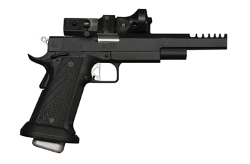 Image of Dan Wesson Havoc Pistol, 9mm Luger, 7in barrel, black carbon steel frame, G10 composite grip, recoil operated semi-automatic, mount/C-more, 2 round magazine, DW-HAVOC-9MM-7-1-FRRMPG