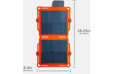 Image of Dark Energy 8W Spectre Solar Panel Folding, HiVis Orange, 1102982