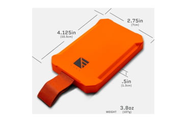 Image of Dark Energy Poseidon Nano Wireless Charger, Orange, 1102984