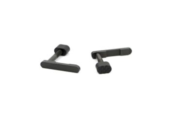 Image of Dark Hour Defense 4130 Steel Mag Catch W/ V Seven Ultra-Light Mag Catch Diamond Button for AR15/308DPMS/SR25, Black, DHMAGCR