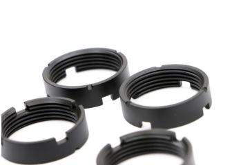 Image of Dark Hour Defense Castle Nut, 4140 Steel, Black DHCN