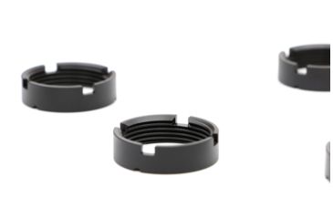 Image of Dark Hour Defense Castle Nut, 4140 Steel, Black DHCN