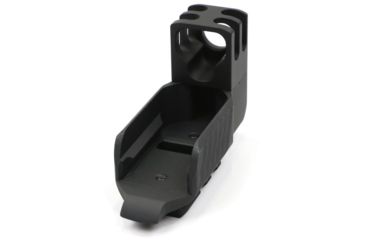 Image of Dark Hour Defense M&amp;P 380 EZ Compensated Stand Off Device w/Rail f/ Light Attachment, 6.5inX3.5inX2in, Black, DHMPSOD-EZ