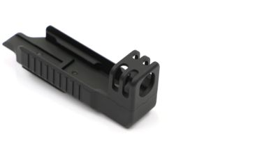 Image of Dark Hour Defense Stand Off Device for Glock 34/35, Standard Size w/ Compensator &amp; Rail, Black DHGSOD-34CR
