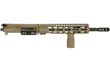 Image of Dark Storm Industries DS-15 AR-15 Typhoon 5.56x45mm NATO 12.5inch Upper Receiver, Carbine Length, 1-7 Twist, 1/2x28, Firestorm Compensator, Cerakote, Flat Dark Earth, DSI-UC5-TYP-12C7-T5-FDE