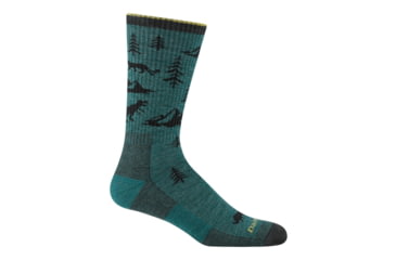Image of Darn Tough ABC Boot Midweight with Cushion Socks - Mens, Teal, Medium, 1964-TEAL-M-DARN