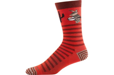Image of Darn Tough Animal Haus Crew Lightweight Sock - Mens, Lava, Extra Large, 6066-LAVA-XL-DARN