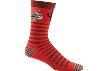 Image of Darn Tough Animal Haus Crew Lightweight Sock - Mens, Lava, Extra Large, 6066-LAVA-XL-DARN