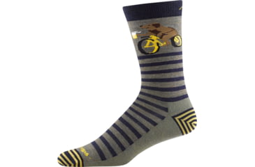 Image of Darn Tough Animal Haus Crew Lightweight Sock - Mens, Loden, Large, 6066-LODEN-L-DARN