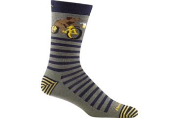 Image of Darn Tough Animal Haus Crew Lightweight Sock - Mens, Loden, Large, 6066-LODEN-L-DARN