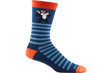 Image of Darn Tough Animal Haus Crew Lightweight Socks - Mens, Deep Water, Large, 6066-DEEP-WATER-L-DARN