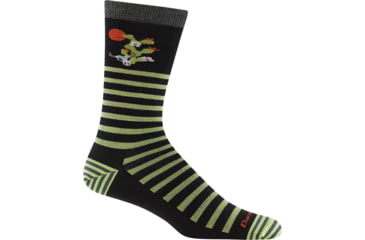 Image of Darn Tough Animal Haus Crew Lightweight Socks - Mens, Gator Green, Large, 6066-N-7071-05