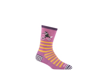 Image of Darn Tough Animal Haus Crew Lightweight Socks - Womens, Lilac, Large, 6037-LILAC-L-DARN