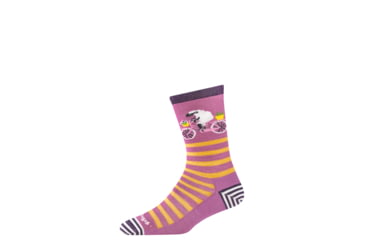 Image of Darn Tough Animal Haus Crew Lightweight Socks - Womens, Lilac, Large, 6037-LILAC-L-DARN