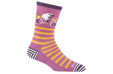 Image of Darn Tough Animal Haus Crew Lightweight Socks - Womens, Lilac, Large, 6037-LILAC-L-DARN