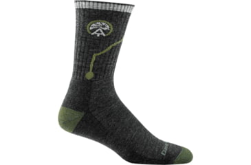 Image of Darn Tough ATC Micro Crew Cushion Sock - Mens, Charcoal, Small, 1956-CHARCOAL-S-DARN