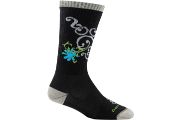 Image of Darn Tough BA Betty Bike Crew Ultra-Light Sock - Womens, Black, Small, 1793-BLACK-S-DARN