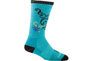 Image of Darn Tough Ba Betty Bike Crew Ultra Light, Teal, Small, 1793-TEAL-S-DARN