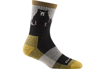 Image of Darn Tough Bear Town Micro Crew Lightweight Sock with Cushion - Womens, Oatmeal, Medium, 1970-OATMEAL-M-DARN